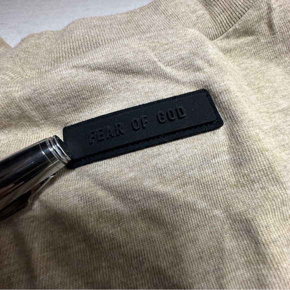 Fear of God Gold Heather T-shirt Size Small - Picture 8 of 11